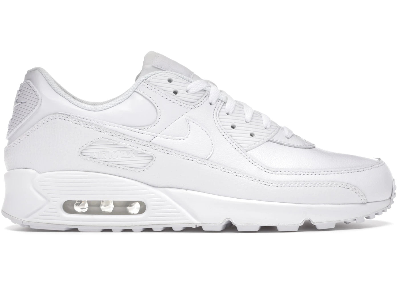 Nike Air Max 90 Leather Triple White - Kyaro