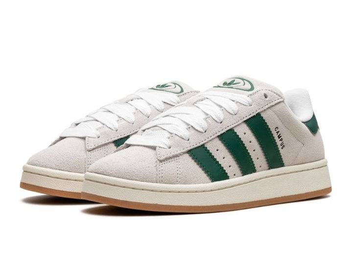 Adidas Campus 00s Crystal White Dark Green