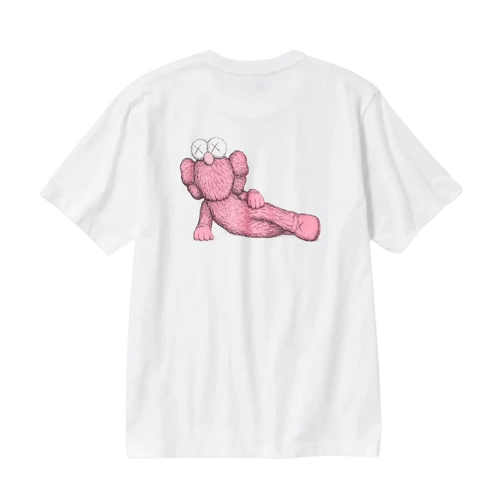 KAWS x Uniqlo UT Graphic T-shirt White Pink