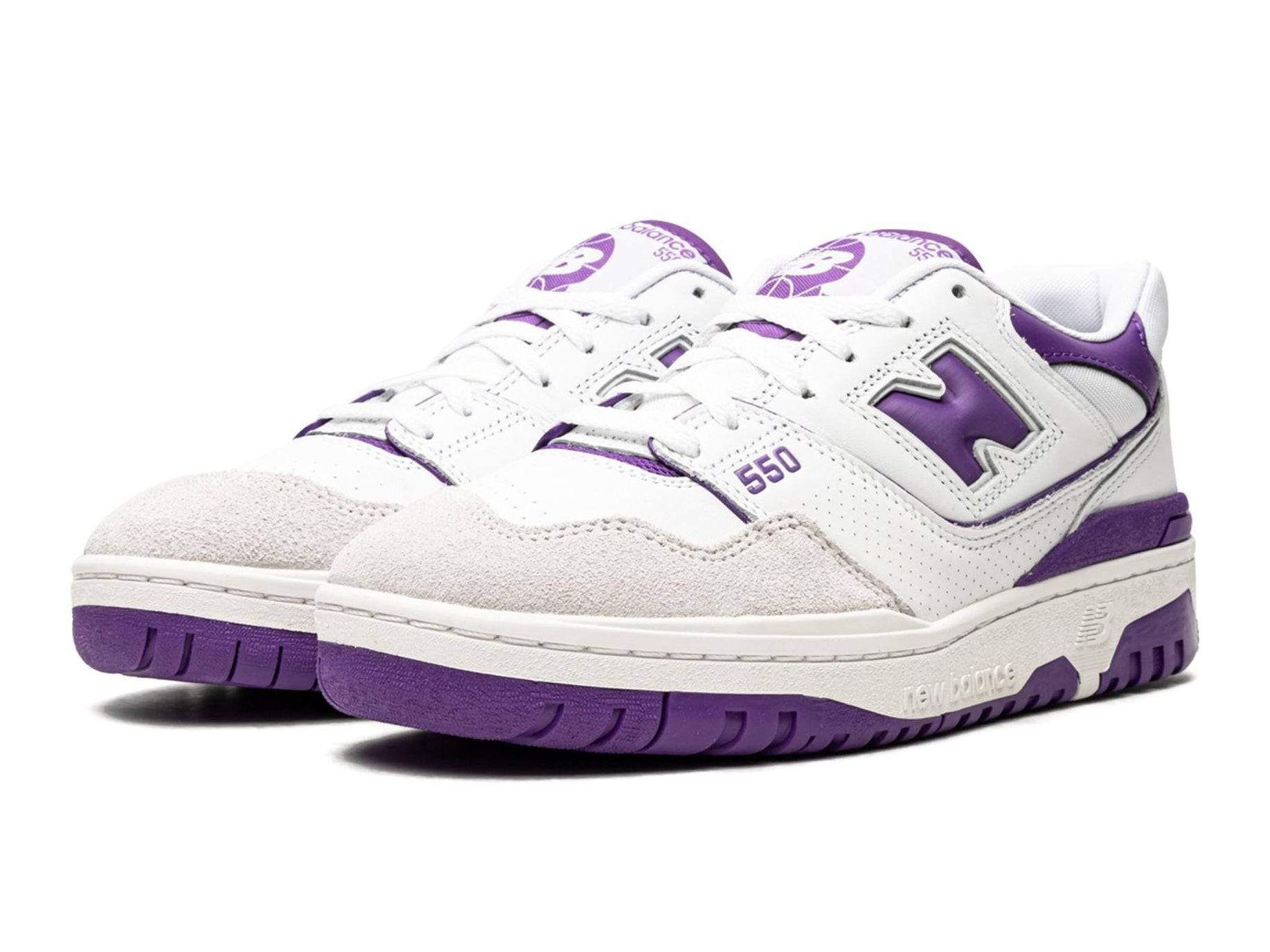 New Balance 550 White Purple